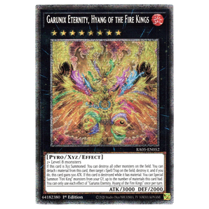 Garunix Eternity, Hyang of the Fire Kings RA05 - EN052 Starlight Rare