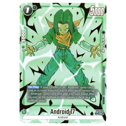 Android 17 (Alternate Art) FB10-101 R☆ Trading Card Bandai