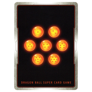 God Grade Beerus, Incarnation of Destruction BT28-150 SCR Dragon Ball Super card featuring seven orange Dragon Balls with red stars on a black background.