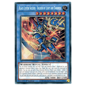 Black Luster Soldier - Soldier of Light and Darkness CORI-EN028 Secret Rare