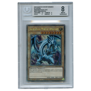 [BGS 8] Blue-Eyes White Dragon RA03-EN079 Quarter Century Secret Rare