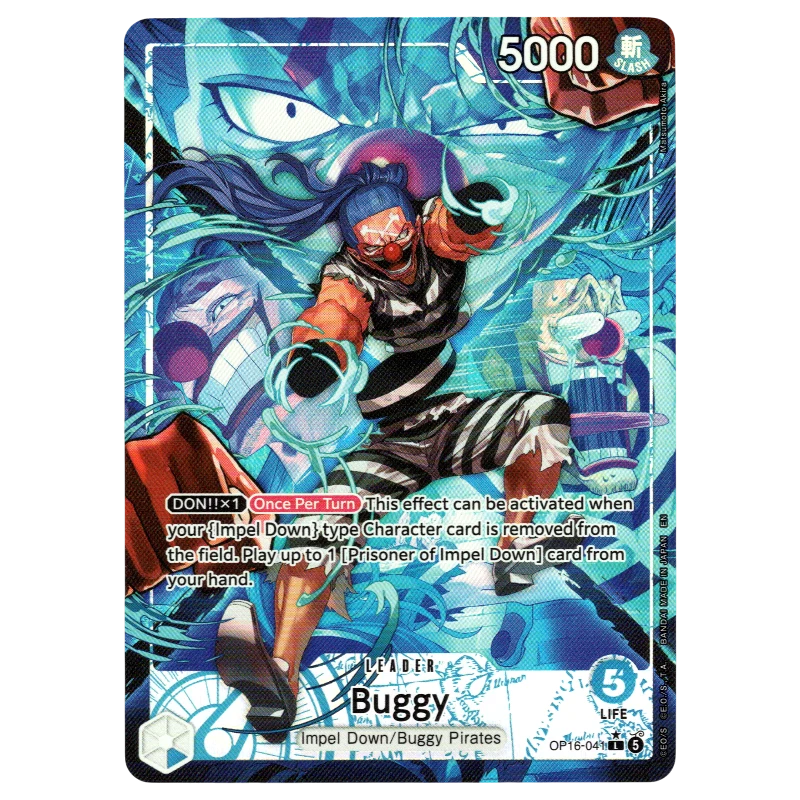 Buggy (Alternate Art) OP16-041 L☆ Trading Card Bandai