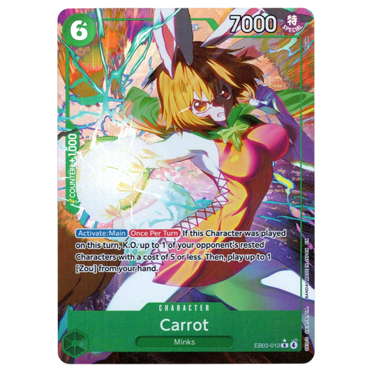 Carrot (Alternate Art) EB03-013 R☆ Trading Card Bandai