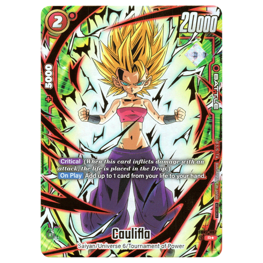 Caulifla [Top 8] (Alternate Art) FB02-007 R☆ Trading Card Bandai