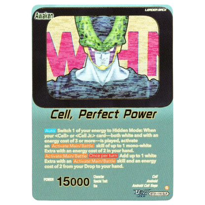 Cell, Perfect Power BT31-116 SLR Trading Card Bandai
