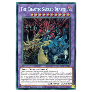 The Chaotic Phantasmal Sacred Beasts CORI-EN029 Secret Rare