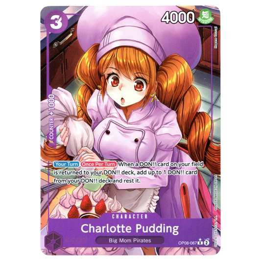 Charlotte Pudding (Parallel) OP08-067 R☆ Trading Card Bandai