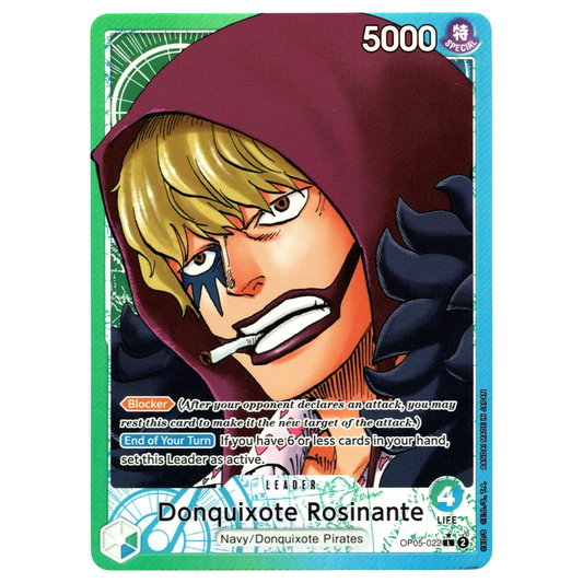 Donquixote Rosinante (Alternate Art) OP05-022 L☆ Trading Card Bandai