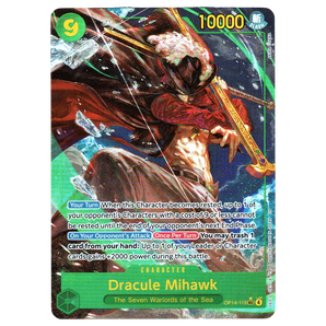 Dracule Mihawk (Alternate Art) OP14-119 SEC☆