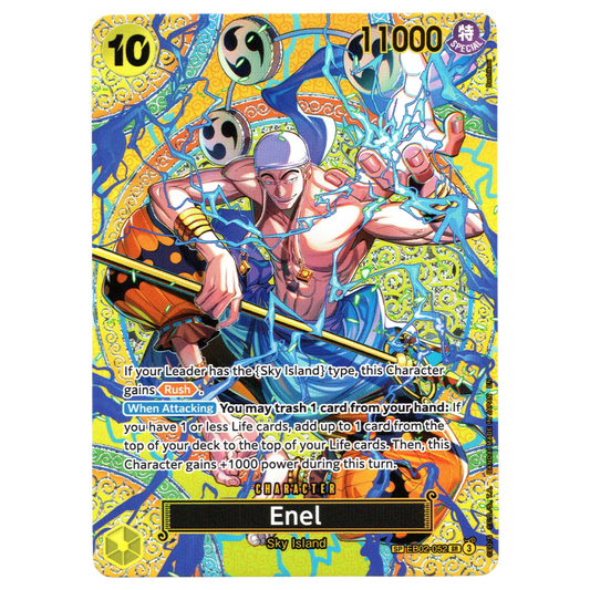 Enel (SP) EB02-052 SR Trading Card Bandai