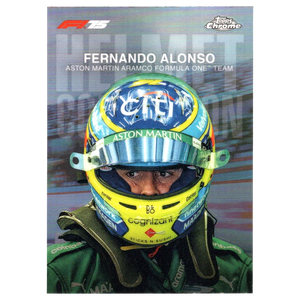 2025 Topps Chrome F1 Fernando Alonso Helmet Collection HC-6