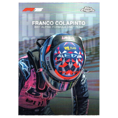 2025 Topps Chrome F1 Franco Colapinto Helmet Collection HC-9 Trading Card Topps