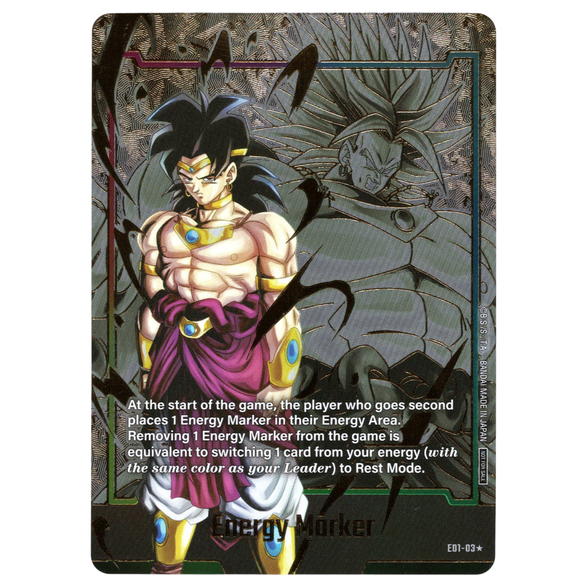 Fusion World Energy Marker (Gold) E01-03☆ Trading Card Bandai
