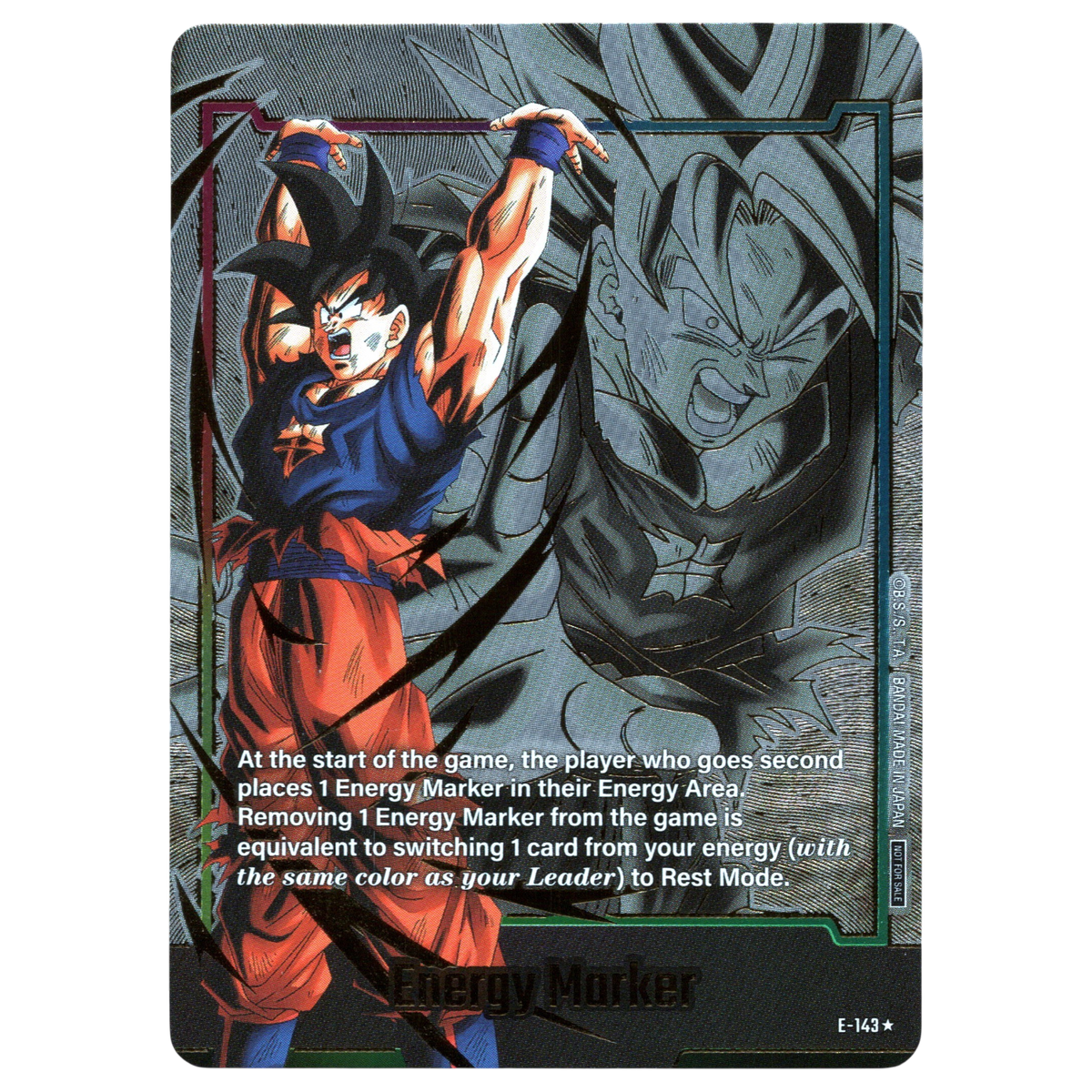 Fusion World Energy Marker (Gold) E-143☆ Trading Card Bandai
