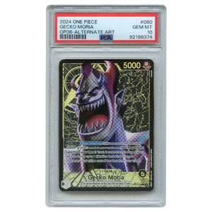 [PSA 10] Gecko Moria (Alternate Art) OP06-080 L☆