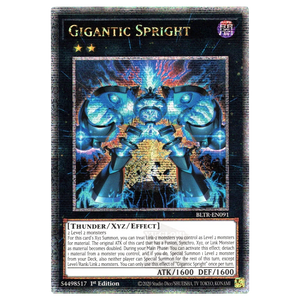 Gigantic Spright BLTR-EN091 Quarter Century Secret Rare