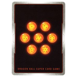 God Grade Golden Frieza FB02-140 SCR Dragon Ball Super card with seven orange dragon balls on a black background.