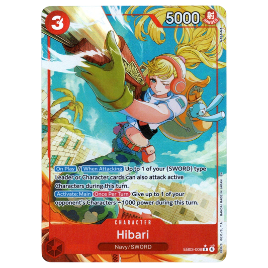 Hibari (Alternate Art) EB03-008 R☆ Trading Card Bandai