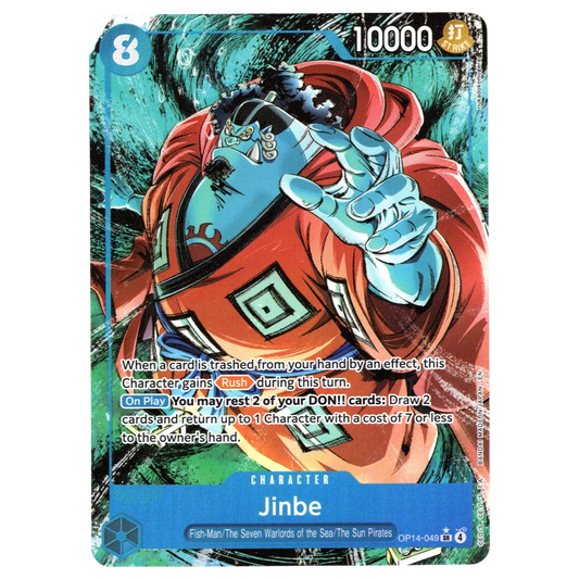 Jinbe (Alternate Art) OP14-049 SR☆ Trading Card Bandai
