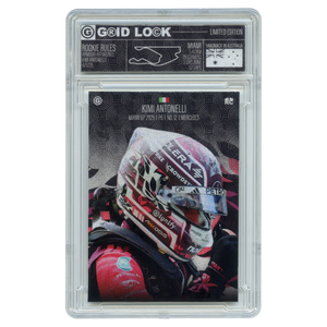 2025 Kimi Antonelli Formula 1 Miami Helmet Collection Grid Lock Iridium RC 1/1 AA-7