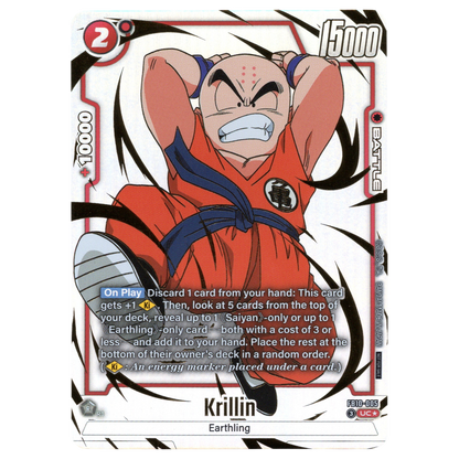 Krillin (Alternate Art) FB10-005 UC☆ Trading Card Bandai