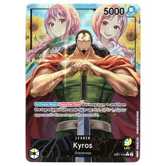 Kyros (Alternate Art) EB01-040 L☆ Trading Card Bandai