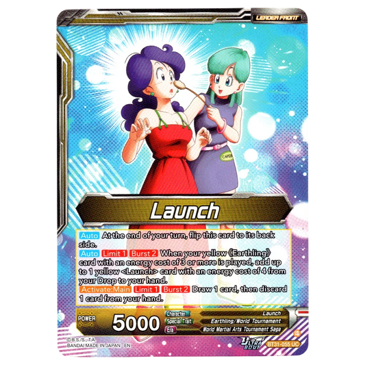 Launch, Transformed BT31-055 SLR Trading Card Bandai