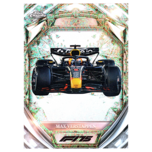 2025 Topps Chrome F1 Max Verstappen Diamond 75th Anniversary D75-21