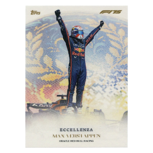 2025 F1 Eccellenza Max Verstappen Supremo Trading Card Topps