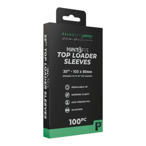 MintFit Top Loader Sleeves 35pt 100pc