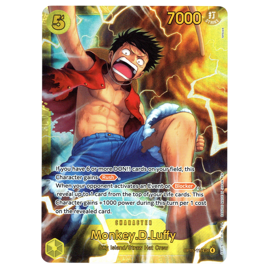 Monkey.D.Luffy OP15-119 SEC Trading Card Bandai