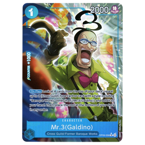 Mr.3(Galdino) (Alternate Art) OP09-056 R☆
