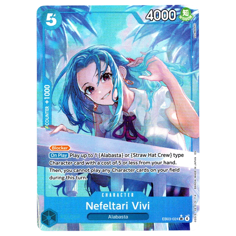 Nefeltari Vivi (Alternate Art) EB03-024 SR☆ Trading Card Bandai
