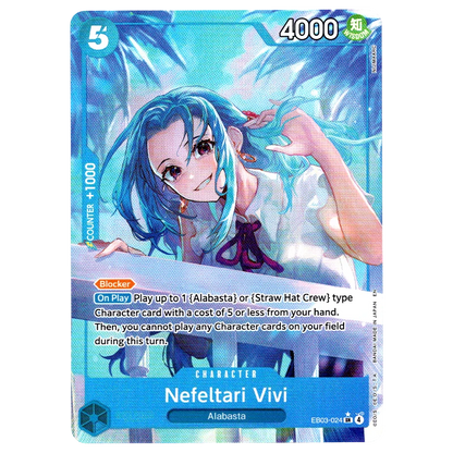 Nefeltari Vivi (Alternate Art) EB03-024 SR☆ Trading Card Bandai