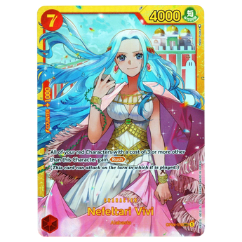 God Grade Nefeltari Vivi OP04-118 SEC Secret Rare card from the One Piece Kingdoms of Intrigue set