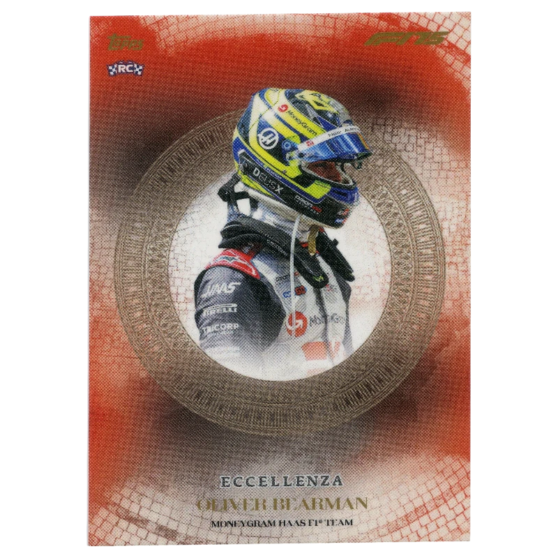 2025 F1 Eccellenza Oliver Bearman Rookie Eccellenza Trading Card Topps