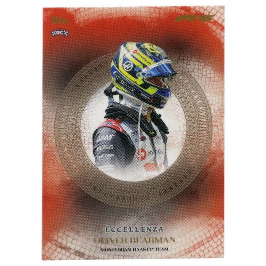 2025 F1 Eccellenza Oliver Bearman Rookie Eccellenza Trading Card Topps