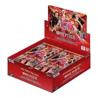 God Grade One Piece Heroines Edition EB-03 booster box featuring anime character artwork on red packaging
