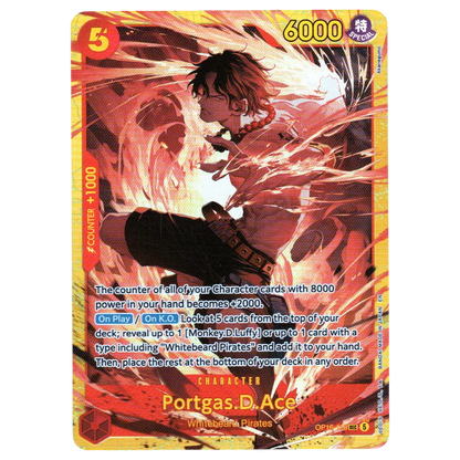 Portgas.D.Ace OP16-118 SEC Trading Card Bandai