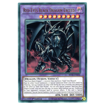 Red-Eyes Black Dragon Exceed BETB-EN036 Ultra Rare Trading Card Konami