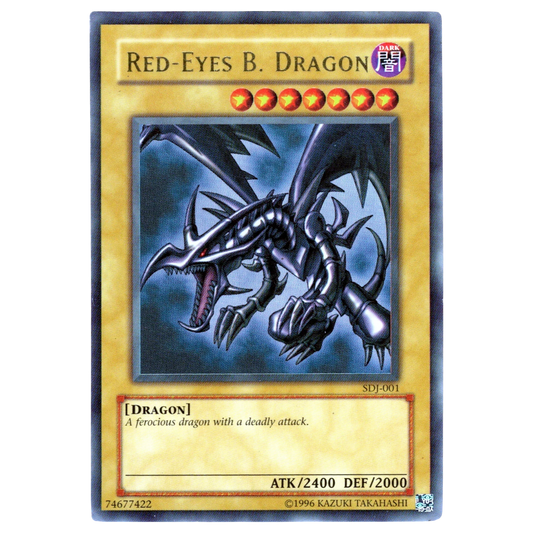 Red-Eyes B. Dragon SDJ-001 Ultra Rare Trading Card Konami