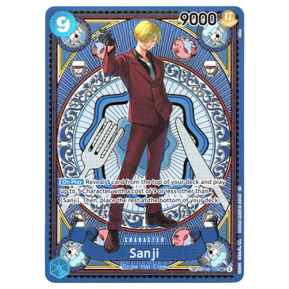 Sanji (SP) OP06-119 SEC Trading Card Bandai
