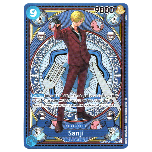 Sanji (SP) OP06-119 SEC Trading Card Bandai