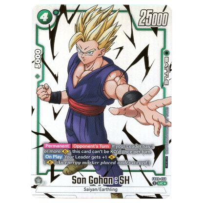 Son Gohan (Alternate Art) FB09-058 UC☆ Trading Card Bandai