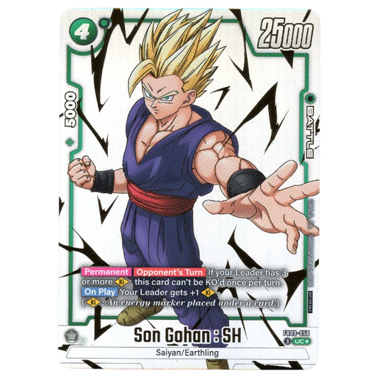 Son Gohan (Alternate Art) FB09-058 UC☆ Trading Card Bandai