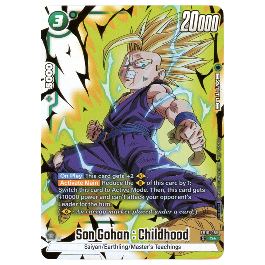 Son Gohan : Childhood (Alternate Art) FB10-055 R☆ Trading Card Bandai