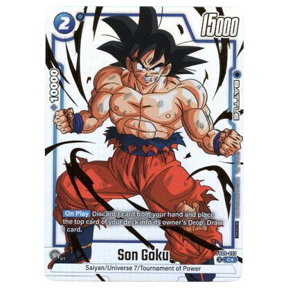 Son Goku (Alternate Art) FB09-033 C☆ Trading Card Bandai