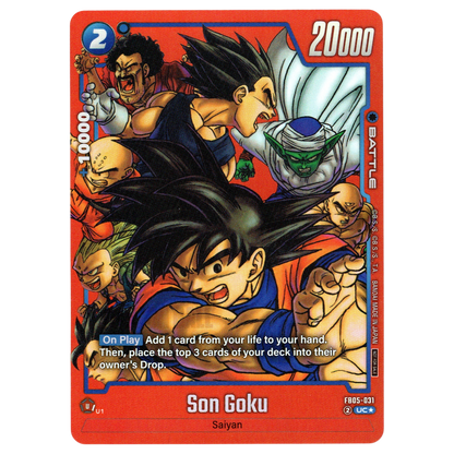 Son Goku (Manga Alternate Art) FB05-031 UC☆ Trading Card Bandai