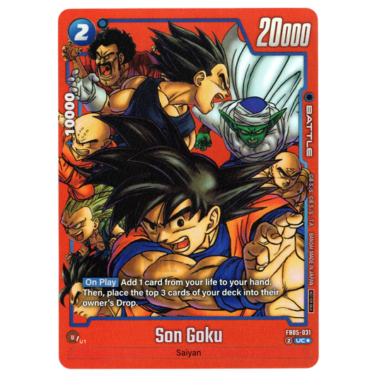 Son Goku (Manga Alternate Art) FB05-031 UC☆ Trading Card Bandai