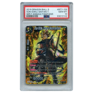[PSA 10] Son Goku, Saiyan Transcendence BT7-129 ISR